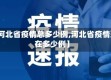 【河北省疫情总多少例,河北省疫情现在多少例】