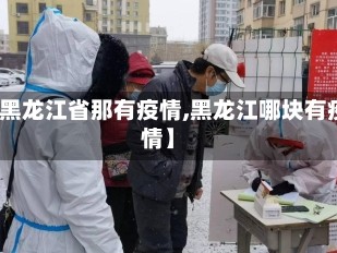 【黑龙江省那有疫情,黑龙江哪块有疫情】