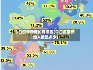 今日疫情新增的有哪省(今日疫情新增人数是多少)