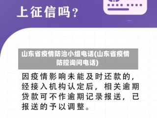山东省疫情防治小组电话(山东省疫情防控询问电话)