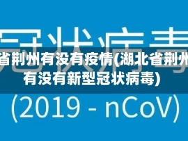 湖北省荆州有没有疫情(湖北省荆州市有没有新型冠状病毒)