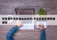 甘肃省今天疫情动态如何/今日甘肃疫情数据更新
