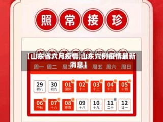 【山东省六月疫情,山东六例疫情最新消息】