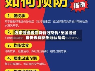 近来哪些省没有新冠疫情/全国哪些省份没有新型冠状病毒