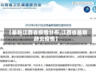 【最新江西省疫情分布,江西省最新肺炎疫情】