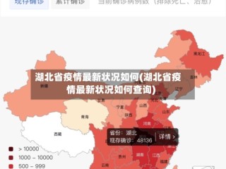 湖北省疫情最新状况如何(湖北省疫情最新状况如何查询)