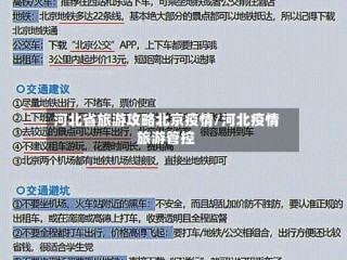 河北省旅游攻略北京疫情/河北疫情旅游管控