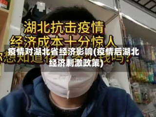 疫情对湖北省经济影响(疫情后湖北经济刺激政策)