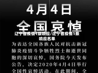 辽宁省疫情1级响应/辽宁省疫情1级响应名单