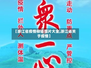 【浙江省疫情标语图片大全,浙江省关于疫情】