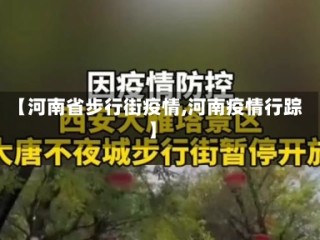 【河南省步行街疫情,河南疫情行踪】