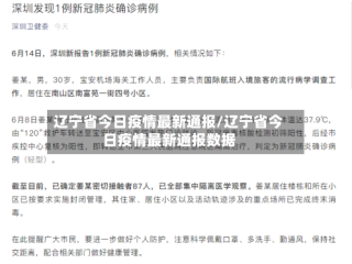 辽宁省今日疫情最新通报/辽宁省今日疫情最新通报数据