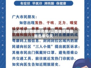 山西省疫情最新名单/山西省疫情最新名单今天