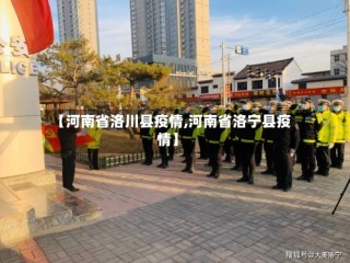 【河南省洛川县疫情,河南省洛宁县疫情】