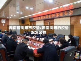 湖南省浏阳市疫情/湖南浏阳的疫情况怎么样