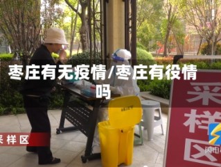 枣庄有无疫情/枣庄有役情吗