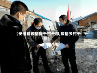 【安徽省疫情提干村干部,疫情乡村干部】