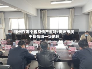 锦州在哪个省疫情严重吗/锦州市属于疫情哪一级地区