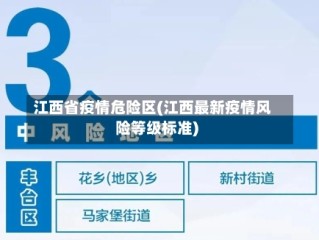 江西省疫情危险区(江西最新疫情风险等级标准)