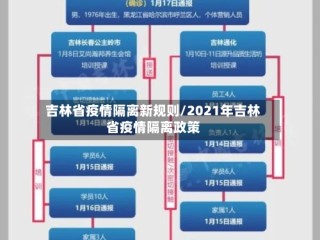 吉林省疫情隔离新规则/2021年吉林省疫情隔离政策
