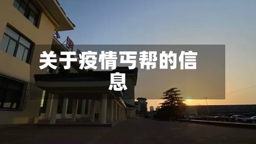 关于疫情丐帮的信息