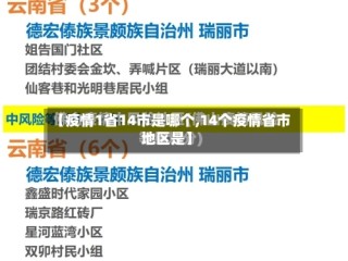 【疫情1省14市是哪个,14个疫情省市地区是】
