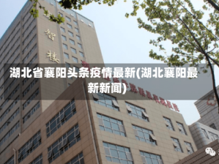 湖北省襄阳头条疫情最新(湖北襄阳最新新闻)