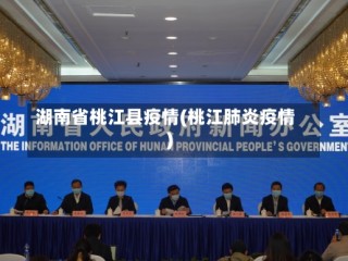 湖南省桃江县疫情(桃江肺炎疫情)