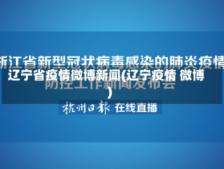 辽宁省疫情微博新闻(辽宁疫情 微博)