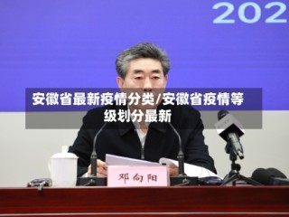 安徽省最新疫情分类/安徽省疫情等级划分最新