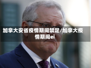 加拿大安省疫情期间禁足/加拿大疫情期间ei