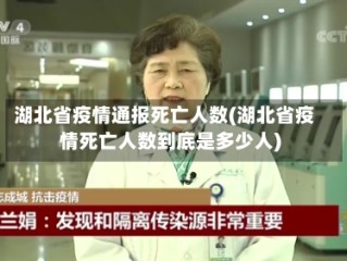 湖北省疫情通报死亡人数(湖北省疫情死亡人数到底是多少人)