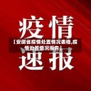 【安徽省疫情处置情况表格,疫情处置情况报告】