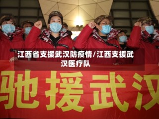 江西省支援武汉防疫情/江西支援武汉医疗队