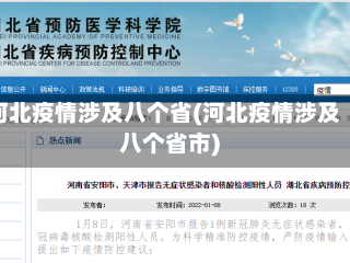 河北疫情涉及八个省(河北疫情涉及八个省市)