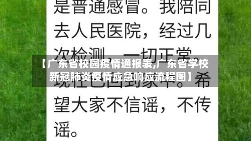 【广东省校园疫情通报表,广东省学校新冠肺炎疫情应急响应流程图】