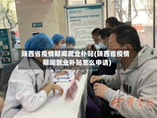 陕西省疫情期间就业补贴(陕西省疫情期间就业补贴怎么申请)