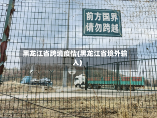 黑龙江省跨境疫情(黑龙江省境外输入)
