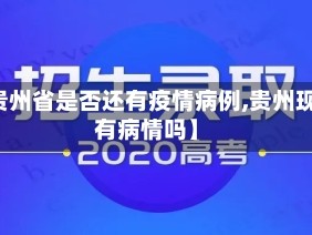 【贵州省是否还有疫情病例,贵州现在有病情吗】
