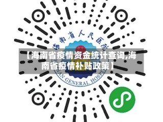 【海南省疫情资金统计查询,海南省疫情补贴政策】