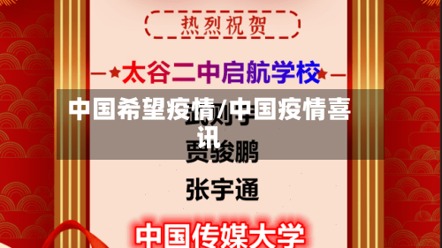 中国希望疫情/中国疫情喜讯