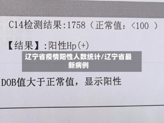 辽宁省疫情阳性人数统计/辽宁省最新病例