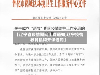 【辽宁省疫情期间上课通知,辽宁疫情教育机构开课通知】