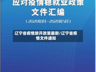 辽宁省疫情放开政策最新/辽宁省疫情文件通知