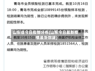 山东省今日疫情分布(山东今日最新疫情最新数据)