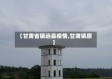 【甘肃省镇远县疫情,甘肃镇原】