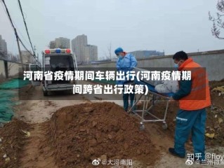 河南省疫情期间车辆出行(河南疫情期间跨省出行政策)