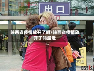 陕西省疫情放开了吗/陕西省疫情放开了吗最近