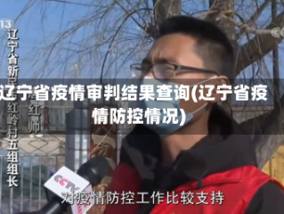 辽宁省疫情审判结果查询(辽宁省疫情防控情况)