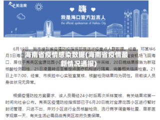 海南省疫情感染数据(海南省疫情最新情况通报)